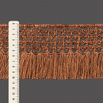FRANJA MACRAMÊ ANABEL 10,2cm MARROM/MARROM MÉDIO 10m