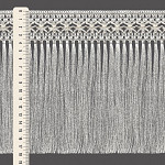 FRANJA MACRAMÊ FLOR 17,9cm CHAMPAGNE 10m