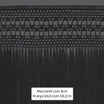 FRANJA MACRAME PALITO 50,2cm PRETO 10m
