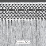 FRANJA MACRAMÊ PINGENTE 48,7cm SEM BENEFICIAMENTO