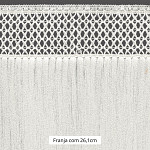 FRANJA MACRAME X 26,1cm CHAMPAGNE 10m