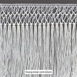 FRANJA MACRAME X PEGGY 20cm SEM BENEFICIAMENTO 10m