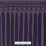FRANJA MACRAME X PINGENTE 24,5cm ROXO 10m