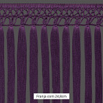 FRANJA MACRAME X PINGENTE 24,5cm ROXO 10m