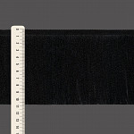 FRANJA MÉDIA LISA 10,8cm PRETO 10m