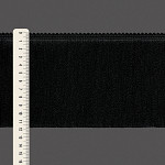 FRANJA MÉDIA LISA 11,8cm PRETO 10m