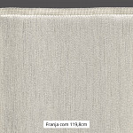 FRANJA MEDIA LISA 119,8cm CHAMPAGNE 10m