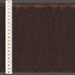 FRANJA MEDIA LISA 19,8cm MARROM 10m