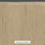 FRANJA MÉDIA LISA 23,8cm AREIA ESCURO 10m