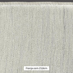 FRANJA MÉDIA LISA 23,8cm CHAMPAGNE 10m