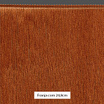 FRANJA MÉDIA LISA 24,8cm MARROM CLARO 10m