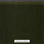 FRANJA MEDIA LISA 24,8cm VERDE MUSGO 10m