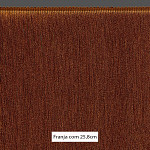 FRANJA MÉDIA LISA 25,8cm MARROM 10m