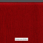FRANJA MÉDIA LISA 29,8cm VINHO 10m