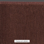 FRANJA MÉDIA LISA 44,8cm MARROM 10m