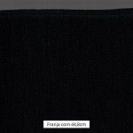 FRANJA MÉDIA LISA 44,8cm PRETO 10m
