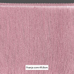 FRANJA MÉDIA LISA 49,8cm ROSÉ VELHO 10m