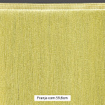FRANJA MÉDIA LISA 59,8cm AMARELO CLARO 10m