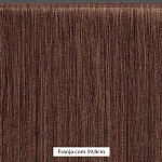 FRANJA MÉDIA LISA 59,8cm CAMURÇA MÉDIO/CASTOR/MARROM/CHOCOLATE/MARROM CAMURÇA/ÉBANO 10m