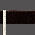 FRANJA MÉDIA LISA 7,8cm MARROM 10m
