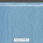 FRANJA MÉDIA LISA 79,8cm AZUL BEBÊ 10m