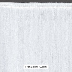 FRANJA MÉDIA LISA 79,8cm SEM BENEFICIAMENTO 10m