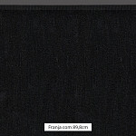 FRANJA MÉDIA LISA 89,8cm PRETO 10m