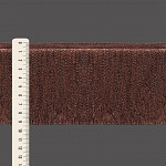FRANJA MEDIA LISA 9,8cm MARROM 10m