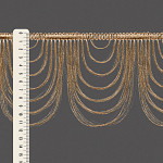 FRANJA ONDULADA 11,6cm BEGE 10m