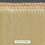 FRANJA ONDULADA MARCHESA 29,8cm BEGE 10m