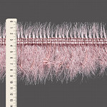 FRANJA PELUCIADA 10,5cm ROSA BEBÊ 10m