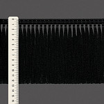 FRANJA PINGENTE 12,7cm PRETO 10m