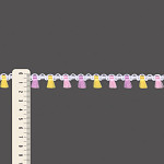 FRANJA PINGENTE 1,6cm BRANCO/ROSA/LAVANDA/AMARELO BEBÊ 50m