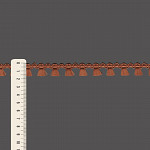 FRANJA PINGENTE 1,6cm MARROM 50m