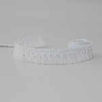 FRANJA PINGENTE 2cm BRANCO 10m