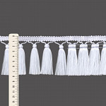 FRANJA PINGENTE 7,7cm BRANCO 10m