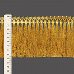 FRANJA PINGENTE 9,8cm BEGE 10m