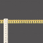 FRANJA PINGENTE MILANE 1,6cm AMARELO BEBÊ 50m