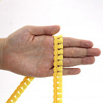FRANJA PINGENTE MILANE 1,6cm AMARELO BEBÊ 50m