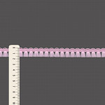 FRANJA PINGENTE MILANE 1,6cm ROSA 50m