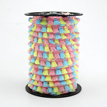 FRANJA PINGENTE MILANE 1,6cm ROSA BEBÊ/AMARELO BEBÊ/AZUL BEBÊ 50m