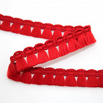 FRANJA PINGENTE MILANE 1,6cm VERMELHO 50m