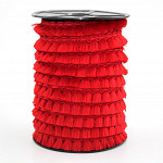 FRANJA PINGENTE MILANE 1,6cm VERMELHO 50m