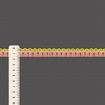 FRANJA PINGENTINHO 1,6cm AMARELO NEON/PINK NEON/VERDE/LARANJA NEON 10m
