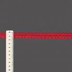 FRANJA PINGENTINHO 1,6cm VERMELHO 50m	