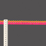 FRANJA PINGENTINHO 1,8cm AMARELO NEON/PINK NEON 10m
