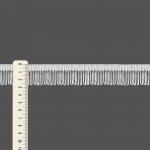 FRANJA VISCOSE 2,8cm BRANCO 10m