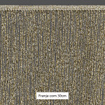 FRANJA VISCOSE 30cm SEM BENEFICIAMENTO/OURO 10m
