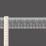 FRANJA VISCOSE 4,8cm BRANCO 10m