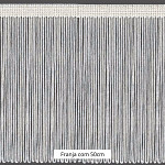 FRANJA VISCOSE 50cm SEM BENEFICIAMENTO 10m